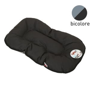 Coussin flocon - 38 cm - Noir et gris - Pour chien