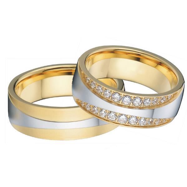 2 Alliances homme et femme taille 45 à 70 Achat / Vente alliance solitaire 2 Alliances homme