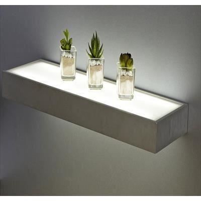 etagere murale lumineuse