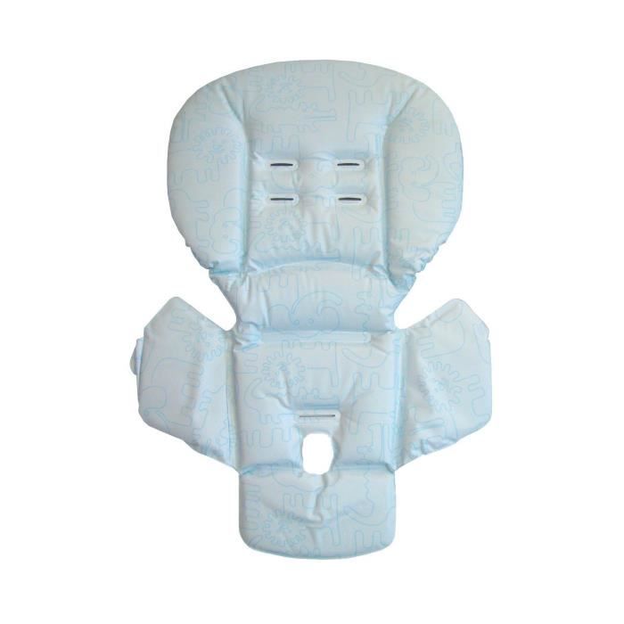 Housse De Coussin En Cuir Synthétique Pour Chaise Haute Bébé - Compatible Peg Perego, Siesta Zero3, Baoneo, Kosmic Jané - Protection Anti-taches Et Rayures