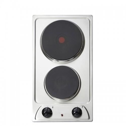 DOMINO ÉLECTRIQUE INOX 2 FEUX Achat / Vente plaque électrique Cdiscount