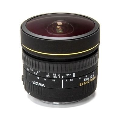 8mm f3.5 EX DG Fisheye (Nikon) Achat / Vente objectif