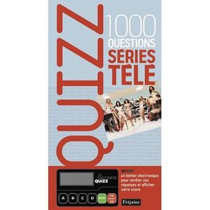 ART / CINEMA / MUSIQUE QUIZZ ; 1000 QUESTIONS SERIES TELE