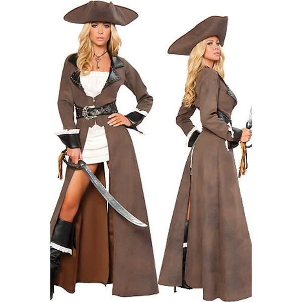 D&eacute;guisement Costume Pirate Cuir Vieilli T 38 Achat / Vente