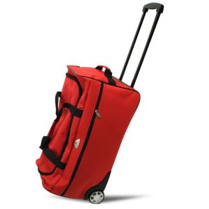 KINSTON Sac de Voyage Souple 2 Roues 61 cm Rouge