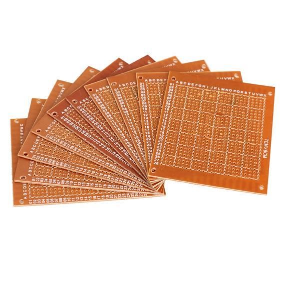 Papier Prototype 7x9cm PCB 10pcs Blank Circuit Board Panel Solder