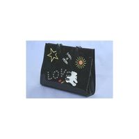 A_TRIER Sac cabas noir "LULU CASTAGNETTE" GM