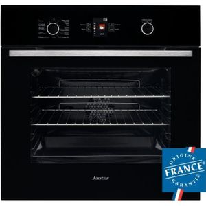 SAUTER SFP945BT - Four électrique encastrable multifonction-Chaleur tournante-60L-Pyrolyse-A-Noir