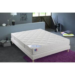CONFORT DESIGN Matelas 160x200cm - Polylatex et mousse - Ferme - 80kg/m? et 25kg/m? - 2 personnes