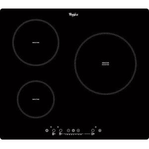 WHIRLPOOL ACM505NE Table de cuisson induction - 3 zones - 6500W - L58 x P51cm - Rev?tement verre - Noir