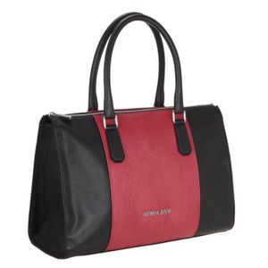 ARMANI JEANS Sac ? Main 922060-6A725 Noir et Rouge Femme
