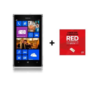 SMARTPHONE Pack Nokia Lumia 925 Blanc + Carte SIM RED de SFR SMARTPHONE Pack Nokia Lumia 925 Blanc + Carte SIM RED de SFR