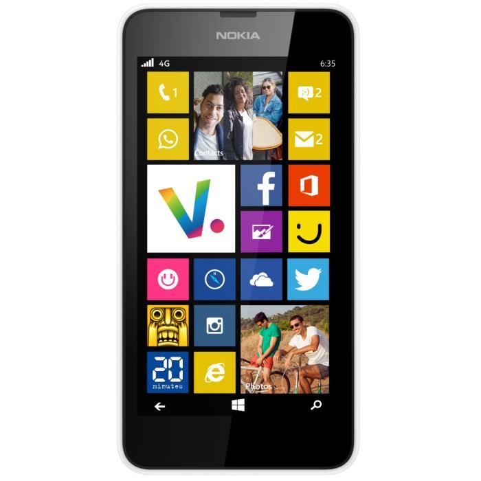 nokia lumia 635 blanc smartphone, prix pas cher Soldes* d?été