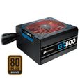 ALIMENTATION INTERNE Corsair 800W GS800 Gaming Series