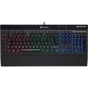 CLAVIER D'ORDINATEUR Corsair Clavier Gamer K55 RGB - Filaire - Rétroécl CLAVIER D'ORDINATEUR Corsair Clavier Gamer K55 RGB - Filaire - Rétroécl