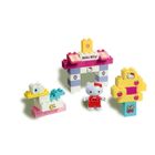  Coffre Garni Briques Hello Kitty -  73 Pcs