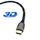 CABLES & CONNECTIQUES CORDON HDMI HIGH SPEED 3D 1.4 OR