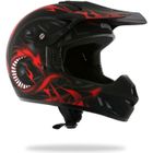 CASQUE AMX Casque Cross DRAGON 505 Déco Noir