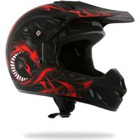 CASQUE AMX Casque Cross DRAGON 505 Déco Noir