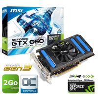  MSI GTX660 2Go GDDR5 OC