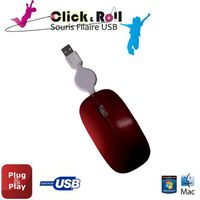SOURIS Elypse Souris Filaire USB Rouge