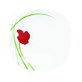 ASSIETTE - SOUS-ASSIETTE - SERVICE COMPLET "POPPIES" 6 assiettes creuses 21 cm