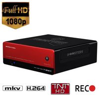 PASSERELLE - DISQUE DUR - LECTEUR MULTIMEDIA Peekton Peekbox 264 HD Rouge 1500 Go