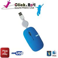 SOURIS Elypse Souris Filaire USB Bleue