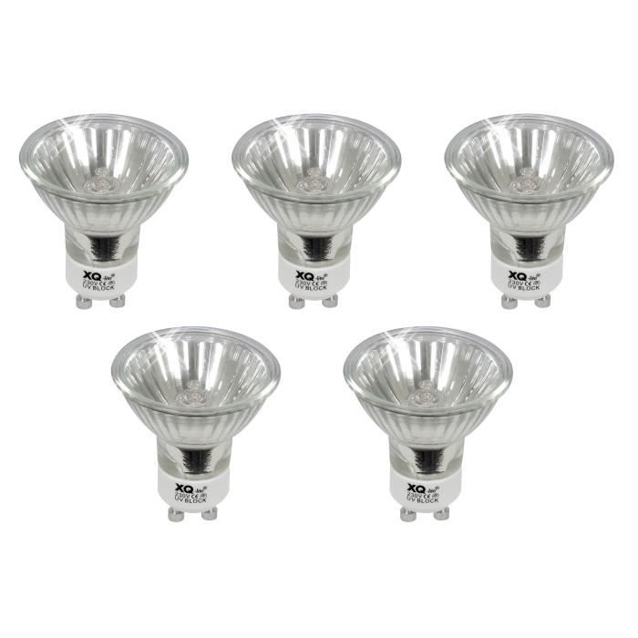 Lot 5 ampoules spot halogène réflecteur GU10 35W Achat / Vente