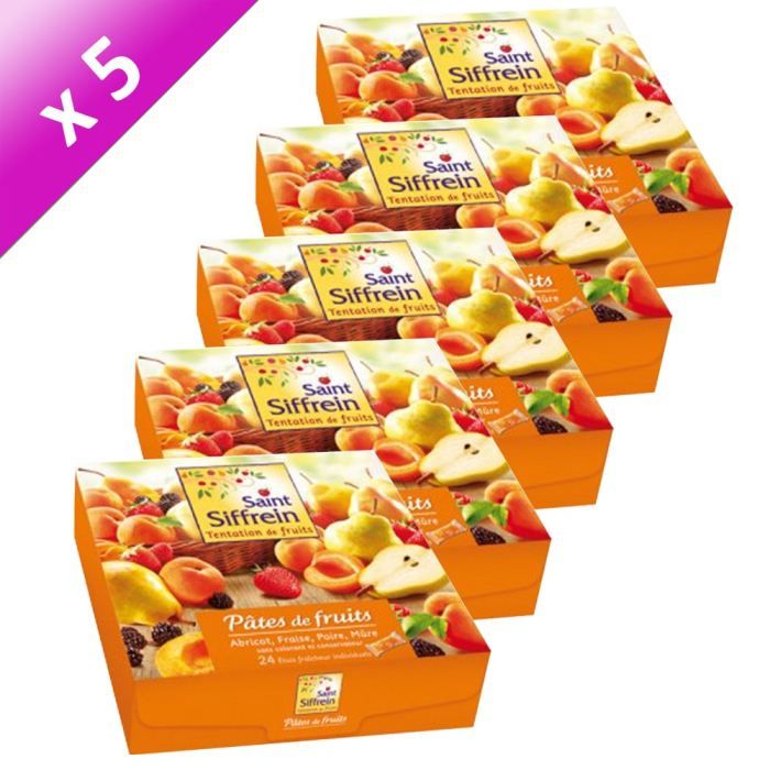 SAINT SIFFREIN Pâtes de Fruit 4 Fruits (x5) Achat / Vente pâte de