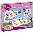  Kit 3 en 1 Memo Domino Loto Minnie
