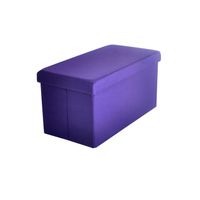 COFFRE - MALLE Coffre pouf pliant SUNNY 2 places violet