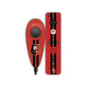 Subsonic SA5325-4 Manette pour console Nintendo WII / Wii U - Licence officielle SRF - Stade Rennais