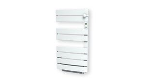 CAYENNE 600 + 1000 watts Radiateur S?che Serviettes électrique avec soufflerie - Barres plates asymétriques