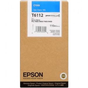 EPSON Cartouche d?encre T6112 - Cyan - Capacité standard 110ml