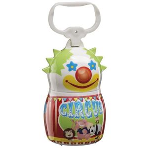 FERPLAST Dudu' People Clown Support pour sachets hygiéniques en plastique 5,5x9cm - Vert, rouge et blanc - Pour chien