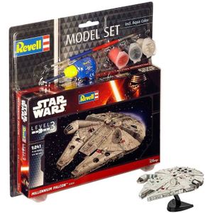 STAR WARS Model Set Millennium Falcon Maquette ? Construire, ? Coller et ? Peindre, Avec Accessoires