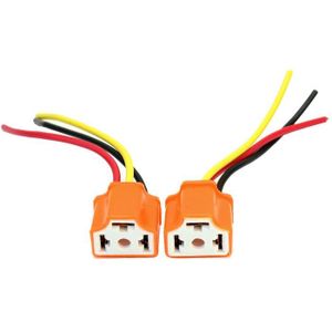 Prise Phare H4 Sourcing Map - Connecteur Ampoule Voiture 3 Bornes - Pour Antibrouillard Ou Projecteur
