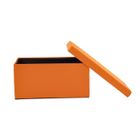 COFFRE - MALLE Coffre pouf pliant SUNNY 2 places orange