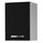 HARMONY Meuble haut de cuisine L 40 cm - Noir mat