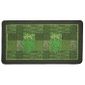 TAPIS - DESSOUS DE TAPIS Tapis déco salon vert design 80x150