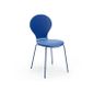  Lot de 2 Chaises de Cuisines Bleues Dominica 5