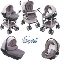 CHICCO Poussette Combinée Trio Sprint Beige CHICCO Poussette Combinée Trio Sprint Beige
