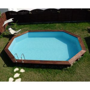 BLUEWAVE Piscine ARISTA bois ovale