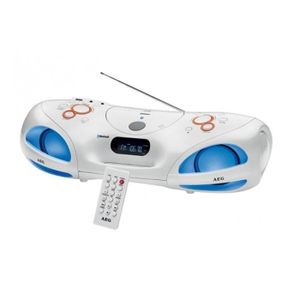 AEG SR 4371BT Boombox Bluetooth CD/MP3 - Coloris Disco - Aux-In - USB Port