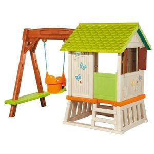 BALANCOIRE / PORTIQUE - WINNIE L'OURSON Maison foresti?re enfant Cabane Portique