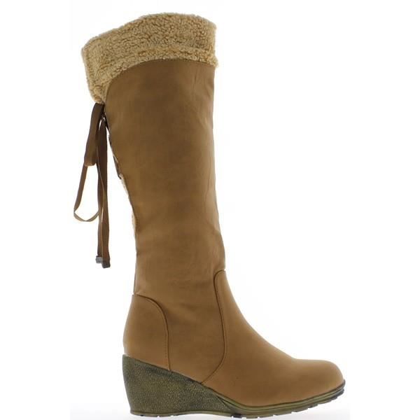 bottes femme camel