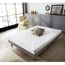 SOMMIER ET MATELAS  Ensemble 160x200cm Matelas Mousse + Sommier Wengé