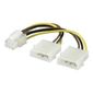 CABLE D'ALIMENTATION Câble adaptateur alimentation PC 15cm