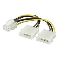 CABLE D'ALIMENTATION Câble adaptateur alimentation PC 15cm